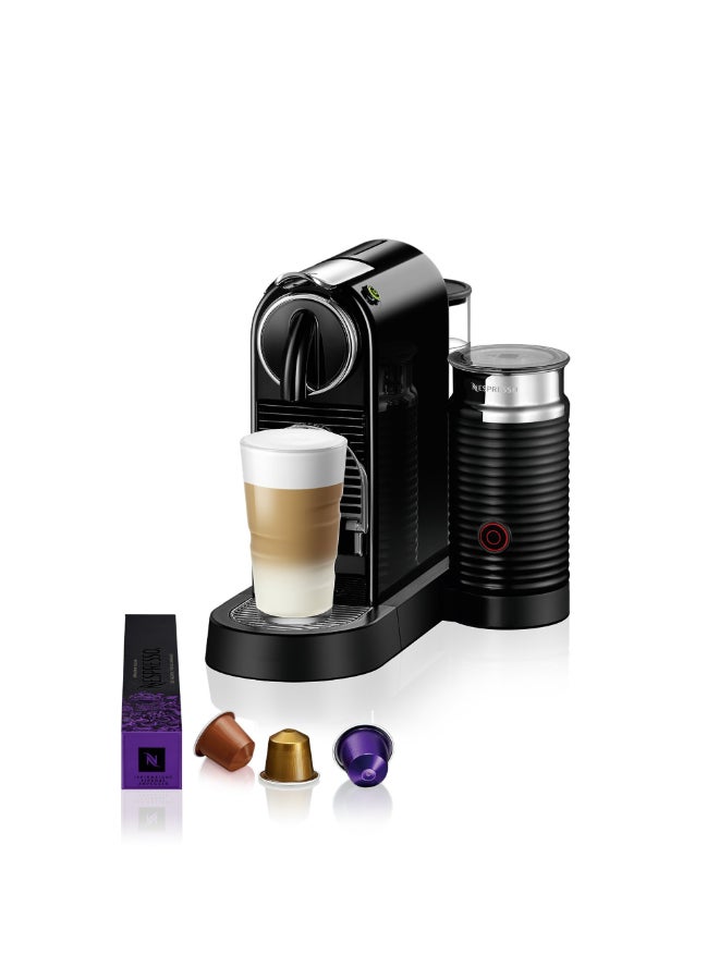 نسبرسو نسبريسو سيتيز آند ملك D123 ماكينة تحضير القهوة و الإسبريسو بالكبسولات، 1 لتر، ضغط 19 بار، أسود 1 L 1710 W D123-ME-BK-NE2 أسود - Image 1