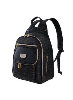 Sunveno Fashion Compact Diaper Backpack - Black  - Image 1