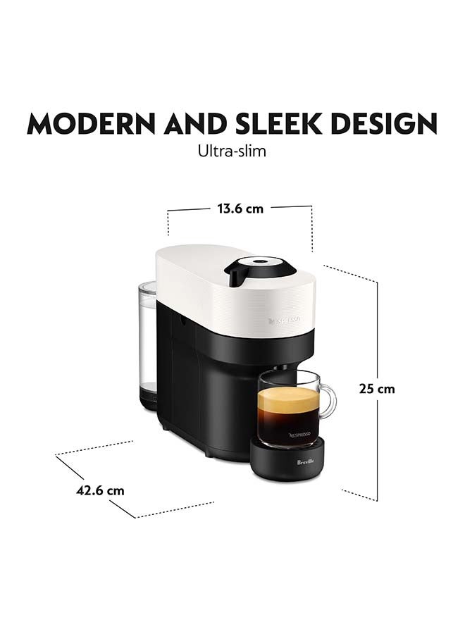 Nespresso - Nespresso Vertuo Pop White, Coffee Machine 0.6 L 1500 W GCV2-GB-WH-NE White - Image 1