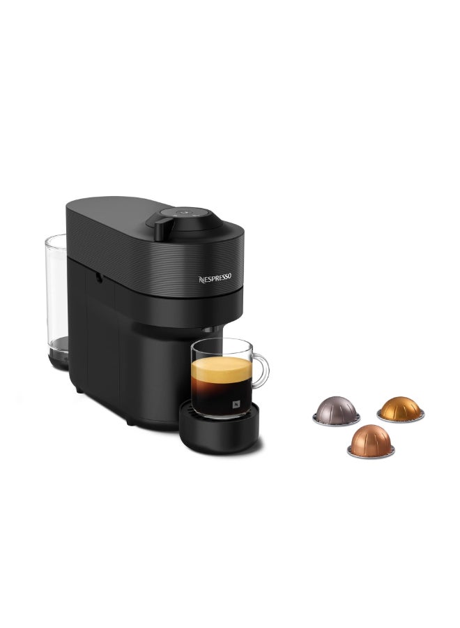 نسبرسو نسبريسو فيرتو بوب GDV2 ماكينة تحضير القهوة بالكبسولات، تحضر 6 أحجام أكواب للقهوة السوداء، 0.6 لتر، أسود 0.56 L 1500 W GDV2-GB-BK-NE أسود - Image 1