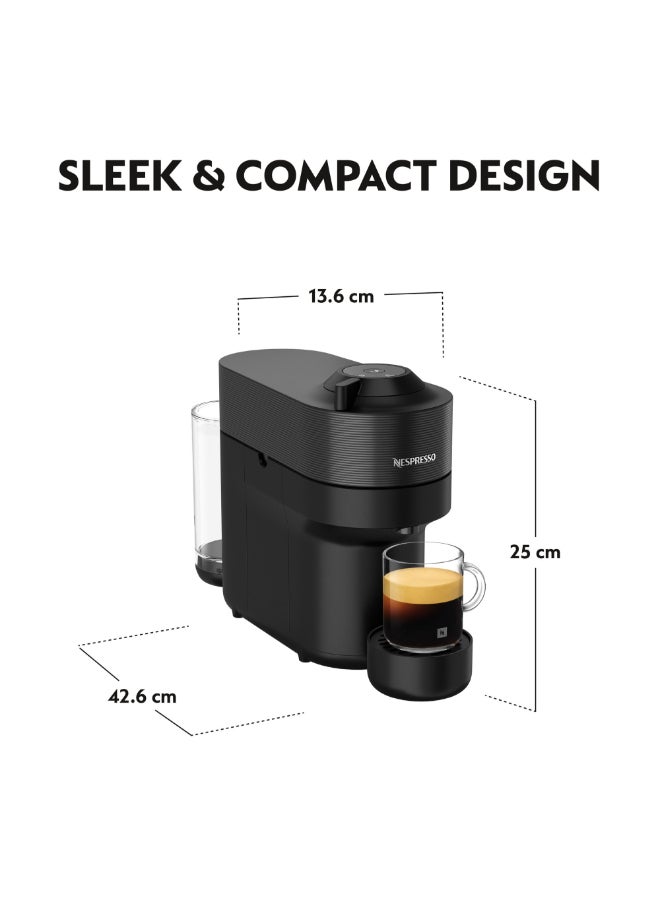 نسبرسو نسبريسو فيرتو بوب GDV2 ماكينة تحضير القهوة بالكبسولات، تحضر 6 أحجام أكواب للقهوة السوداء، 0.6 لتر، أسود 0.56 L 1500 W GDV2-GB-BK-NE أسود - Image 5