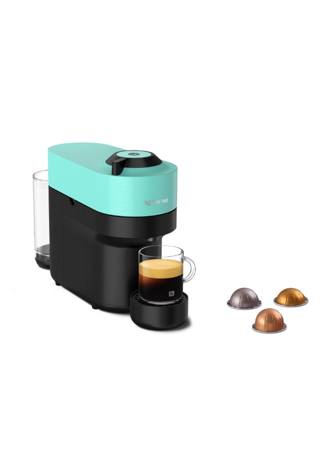 نسبرسو نسبريسو فيرتو بوب GCV2 ماكينة تحضير القهوة بالكبسولات، تحضر 6 أحجام أكواب للقهوة السوداء، 0.6 لتر، أكوا مينت 0.56 L 1500 W GCV2-GB-AQ-NE أزرق - Image 1