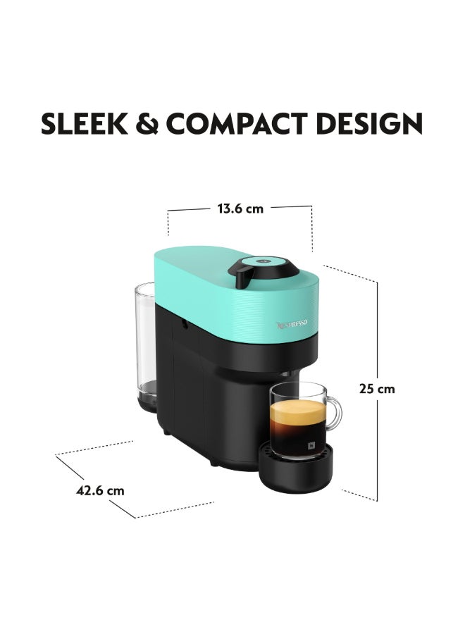 نسبرسو نسبريسو فيرتو بوب GCV2 ماكينة تحضير القهوة بالكبسولات، تحضر 6 أحجام أكواب للقهوة السوداء، 0.6 لتر، أكوا مينت 0.56 L 1500 W GCV2-GB-AQ-NE أزرق - Image 5