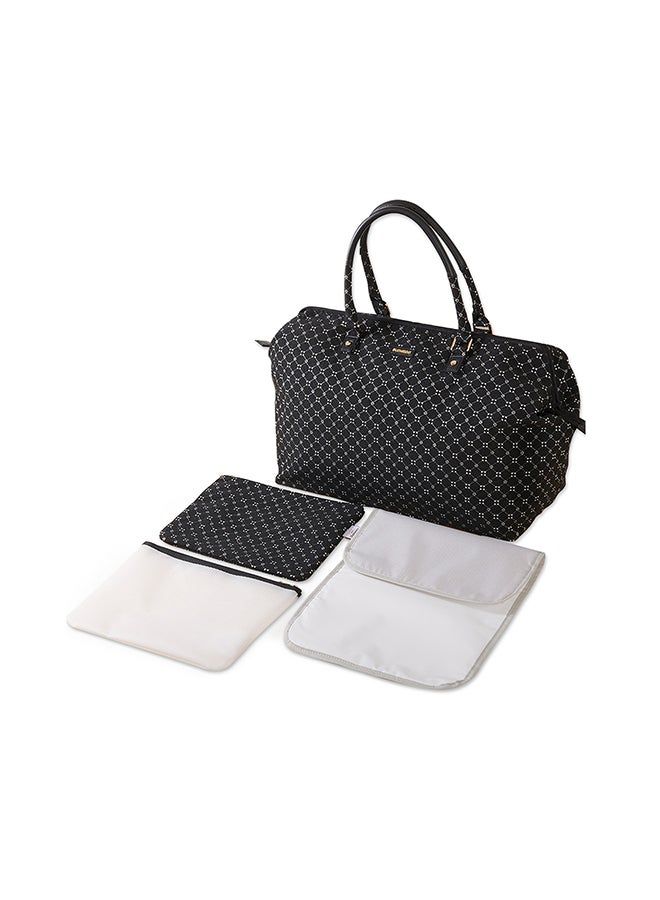 Sunveno - Mommy Fashion Diaper Bag With Waterproof Fabric - Black - Image 1