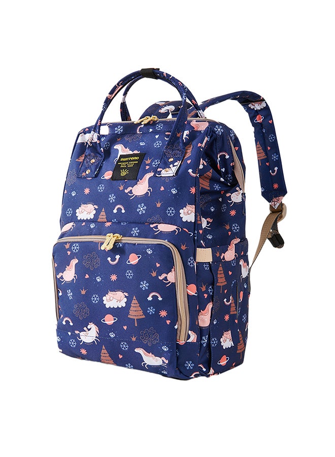 صنفينو حقيبة حفاضات مع منفذ شحن USB وسجادة تغيير - سماء زرقاء حالمة - Image 4