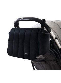 Velvet Stroller Diaper Bag With Adjustable Shoulder Strap - Black - pnsku/N53435442A/45/_/1696830972/5f6828d0-57dc-4718-931d-9ed1dc2fbe1f