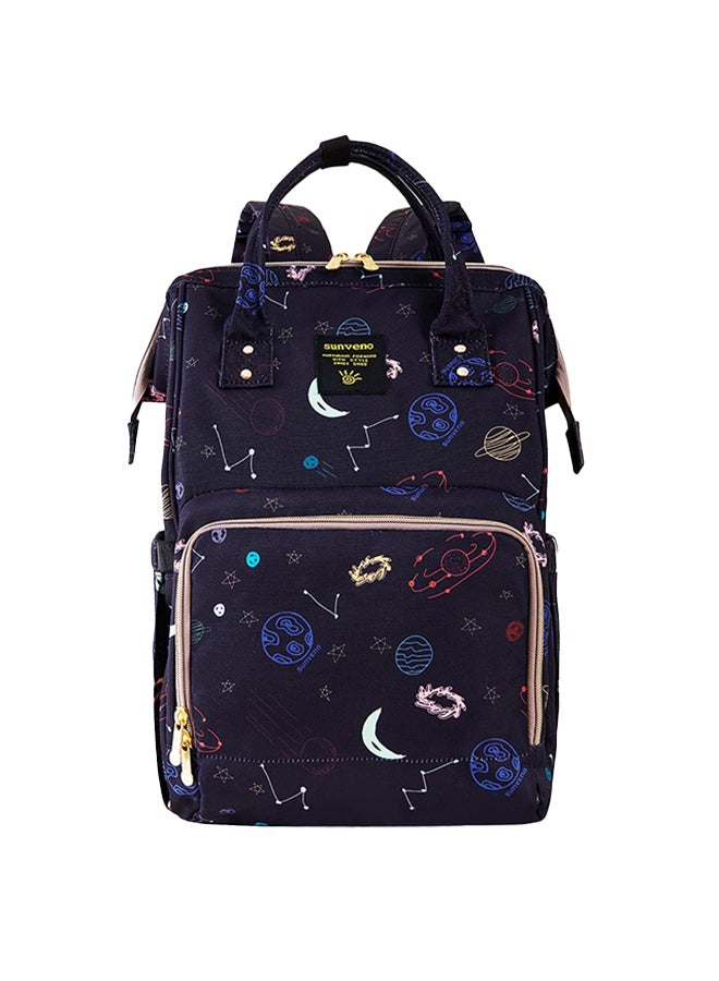 صنفينو Diaper Bag With USB Charging Port And Changing Mat - Blue Dream Galaxy - Image 2