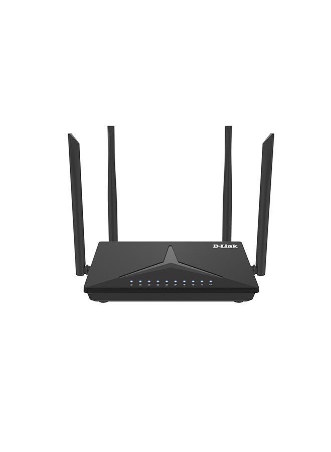 D-Link AC1200 MU-MIMO Gigabit Router Black 