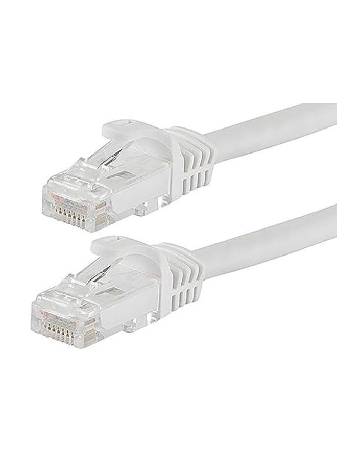 D-Link - RJ45 Cat6 Patch Cord Ethernet 1Mtr LAN Cable white - Image 1