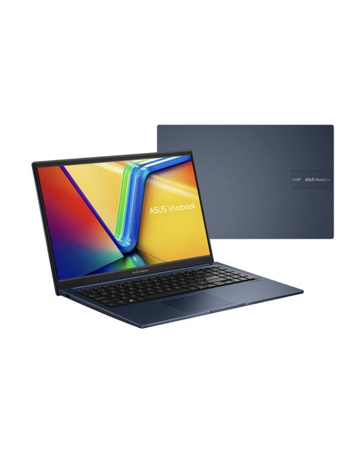 لابتوب فيفوبوك 15 بشاشة 15.6 بوصة ، معالج كور i5-1335U / ذاكرة وصول عشوائي 8 جيجابايت / 512 جيجابايت اس اس دي / نظام تشغيل ويندوز 11 هوم / رسومات انتل فائقة الجودة الإنجليزية/العربية أزرق هادئ