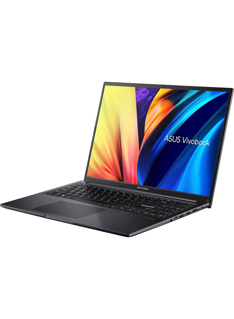 ASUS - Vivobook 16 Laptop With 16-inch Full HD Display, AMD Ryzen 7-7730U Processor/16GB RAM/512GB SSD/Windows 11 Home/AMD Radeon Graphics/ English/Arabic Tough Black - Image 1