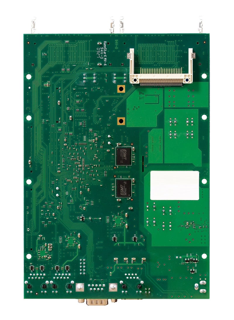مايكروتك - 800MHz CPU, 256MB RAM, 3x Gigabit Ethernet, 4x miniPCI, MiniPCI-express, Daughterboard Connector RouterOS L6 Green - Image 1