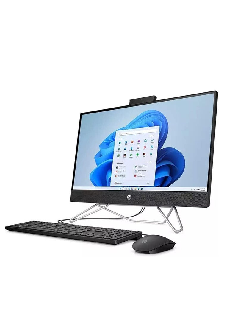 HP - 27-Cb1011nh All In One PC With 27 Inch FHD Display, 12Th Generation Intel Core i7-1255u,16GB DDR4, 1TB SSD, Windows 11 Professional Black - Image 1