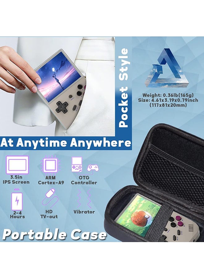 Rock Pow - 3.5 Inch IPS Retro Games Consoles Classic Emulator Hand-Held Gaming Console Preinstalled Video Games System With Portable Case 64GB - Image 1