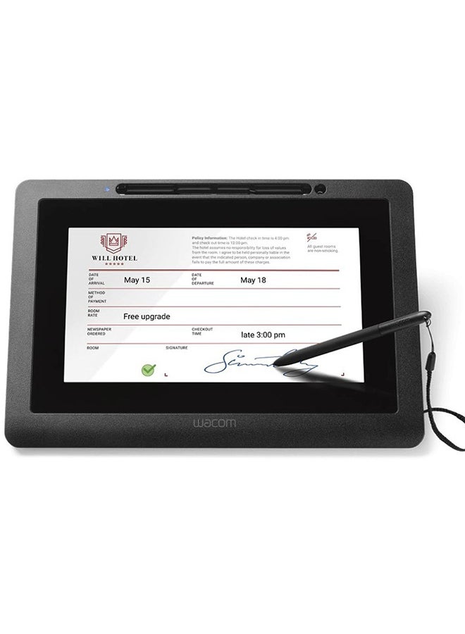 Wacom 10.1-Inch Interactive Pen Display With Professional Software And Remote Support Black  - Image 1