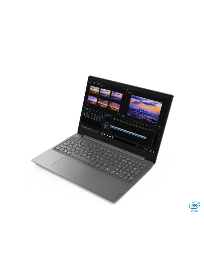 Lenovo - V15 IIL 82C5A009IH Laptop With 15.6-Inch HD Display, Core i3-1005G1 Processor/12GB RAM DDR4/256GB SSD/Windows 10 Pro/Intel UHD Graphics English/Arabic Grey - Image 1