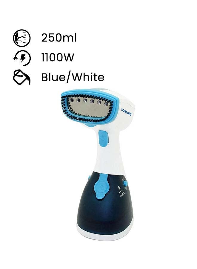 SONASHI - 2-In-1 Portable Handheld Upright Stick Vacuum Cleaner With Portable Handheld Garment Steamer Bundle 1100 W SGS-315 + SVC-9032 Blue - Image 1