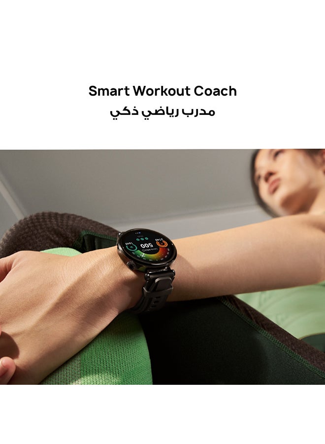 HUAWEI - WATCH GT 4 46 mm Smart Watch, 14 Days Battery Life, Science-based Calorie Management, Dual-Band Five-System GNSS Position, Heart Rate Monitor, Android & iOS + White FreeBuds SE - Green - Image 1