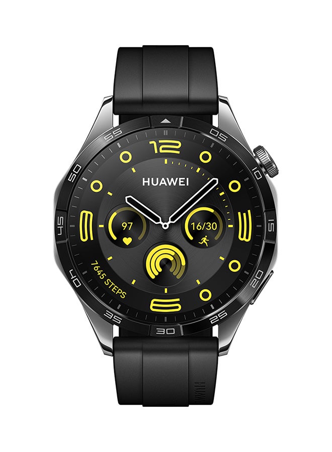 HUAWEI WATCH GT 4 46mm Smart watch, 14 Days Battery Life, Science-based Calorie Management, Dual-Band Five-System GNSS Position, Heart Rate Monitor, Android & iOS + White FreeBuds SE - Black - Image 2