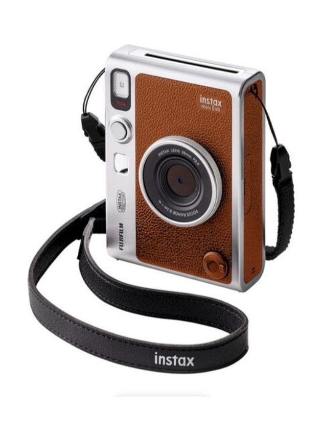 FUJIFILM Instax Mini EVO Hybrid Instant Camera – Brown (USB-C) | Instant Print with Digital Preview, Creative Modes & Built-In Selfie Mirror - Image 3