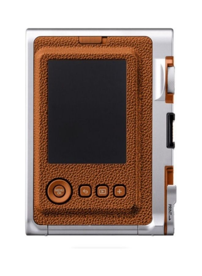 FUJIFILM Instax Mini EVO Hybrid Instant Camera – Brown (USB-C) | Instant Print with Digital Preview, Creative Modes & Built-In Selfie Mirror - Image 4