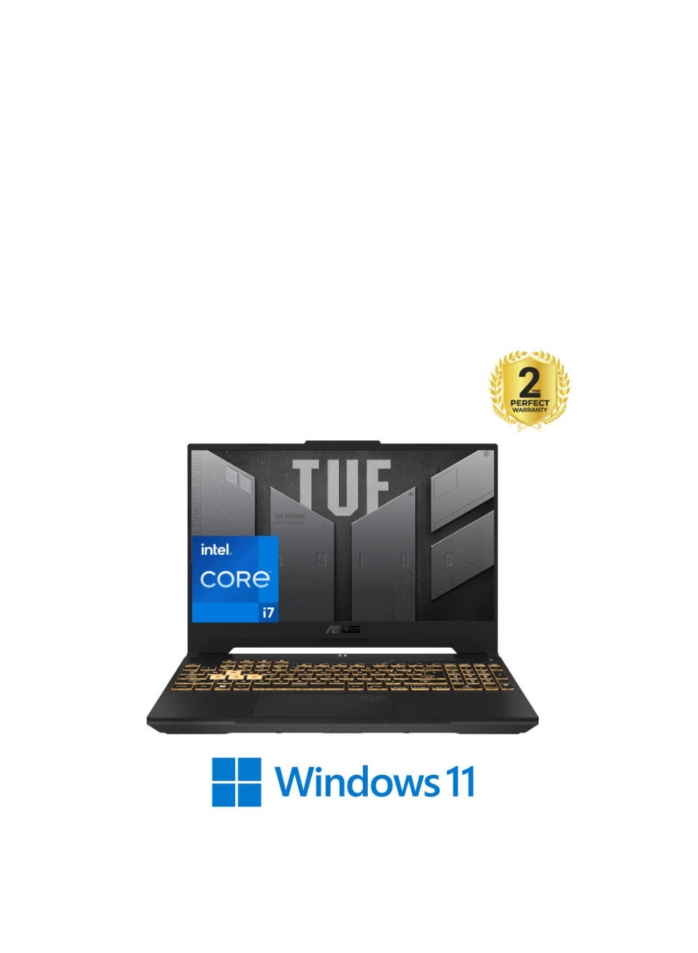 TUF Gaming F15 FX507ZV4-LP007W Laptop With 15.6-Inch FHD Display, Core i7-12700H Processor/16GB RAM/512GB SSD/8GB NVIDIA GeForce RTX  4060 Graphics Card/Windows 11 English/Arabic JAEGER GRAY