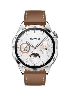 WATCH GT 4 46mm Smartwatch, 14 Days Battery Life, Science-based Calorie Management, Dual-Band Five-System GNSS Position, Pulse Wave Arrhythmia Analysis, Heart Rate Monitor, Android & iOS Brown - pnsku/N53436112A/45/_/1695734092/74ab3e1f-4c0b-4ecb-bb3a-c5a92976da41