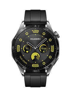 WATCH GT 4 46mm Smartwatch, 14 Days Battery Life, Science-based Calorie Management, Dual-Band Five-System GNSS Position, Pulse Wave Arrhythmia Analysis, Heart Rate Monitor, Android & iOS Black - pnsku/N53436113A/45/_/1695734325/e5dc90a6-cb6a-4930-86d4-f702cf757888