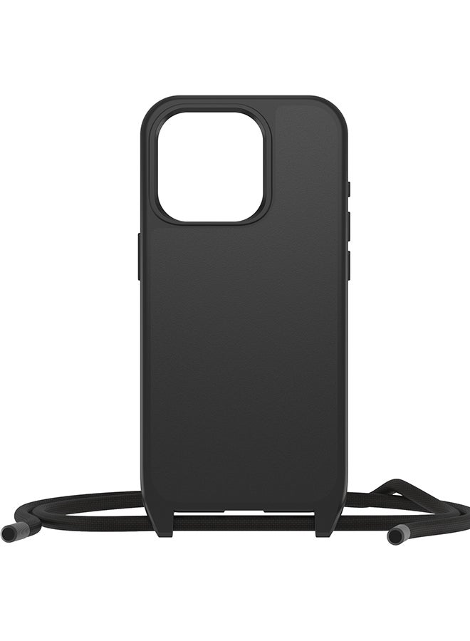 Otterbox Iphone 15 Pro React Necklace MagSafe Airheads Case Black - Image 2