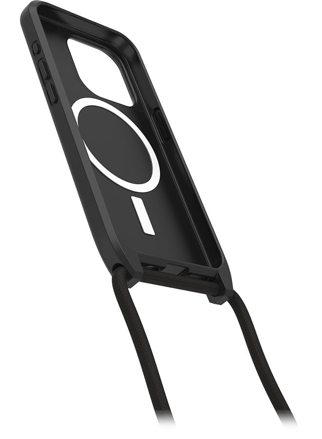 Otterbox Iphone 15 Pro React Necklace MagSafe Airheads Case Black - Image 4
