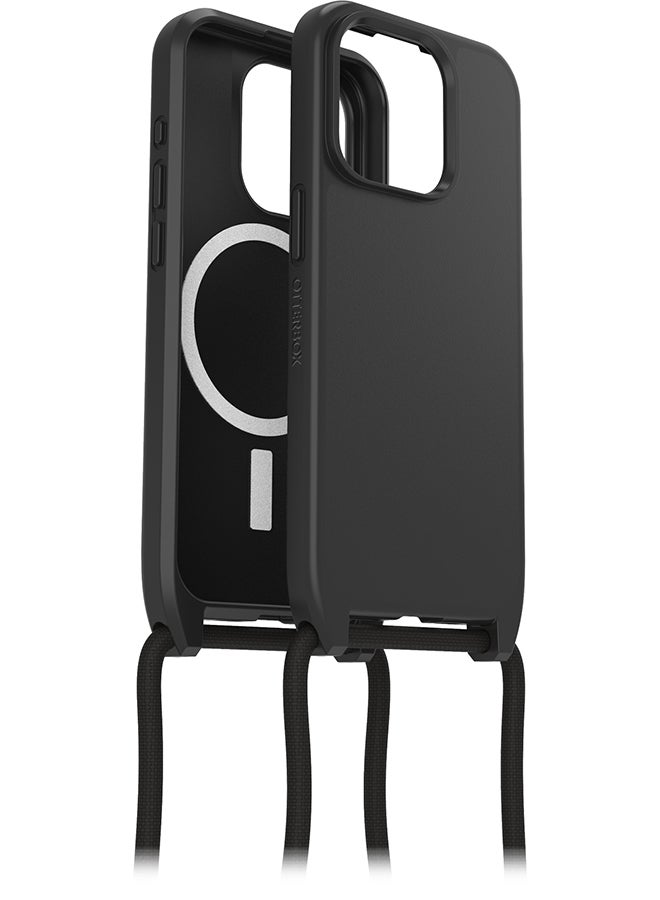 Otterbox Iphone 15 Pro React Necklace MagSafe Airheads Case Black - Image 5