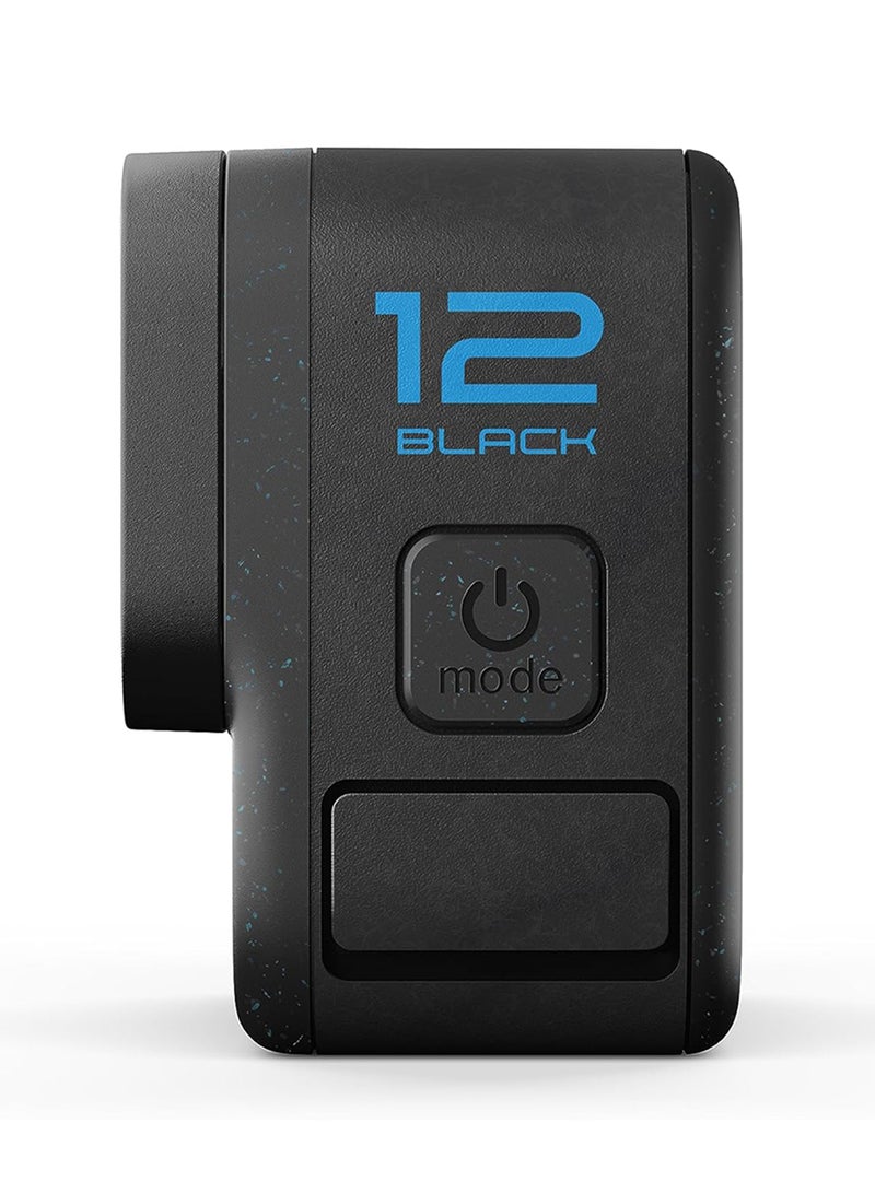 جو برو HERO12 Black - كاميرا أكشن مقاومة للماء مع فيديو فائق الدقة 5.3K60، صور بدقة 27 ميجابكسل، HDR، مستشعر صورة 1/1.9 بوصة، بث مباشر، كاميرا ويب، التثبيت - Image 3