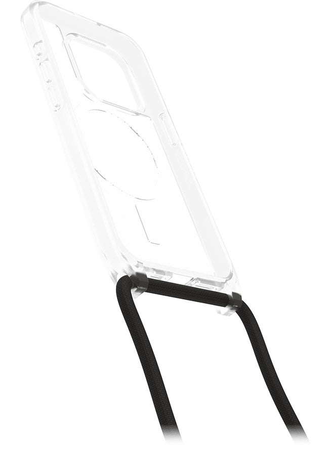 Otterbox Iphone 15 Pro React Necklace MagSafe Airheads Case Clear - Image 4