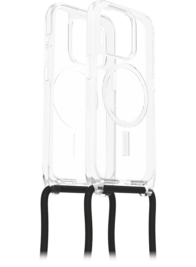 Otterbox Iphone 15 Pro React Necklace MagSafe Airheads Case Clear - Image 5