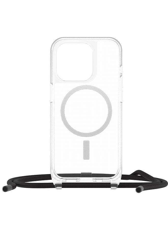 Otterbox Iphone 15 Pro React Necklace MagSafe Airheads Case Clear - Image 2