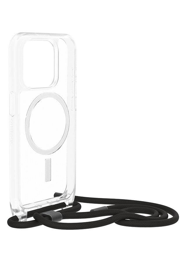 Otterbox Iphone 15 Pro React Necklace MagSafe Airheads Case Clear - Image 3