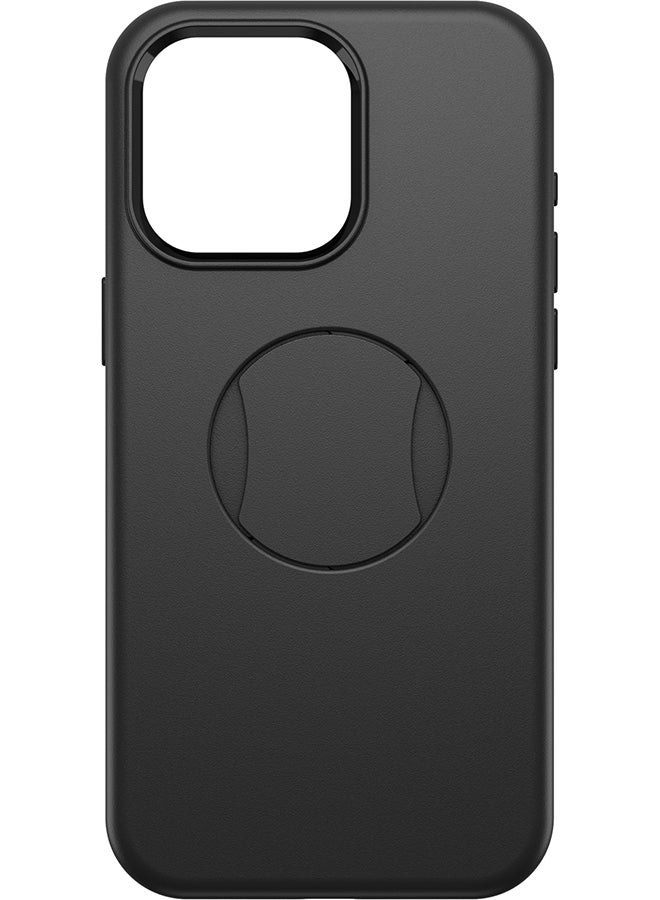 Otterbox iPhone 15 Pro 6.7" (Max) OtterGrip Symmetry Pixystix Case Black - Image 1