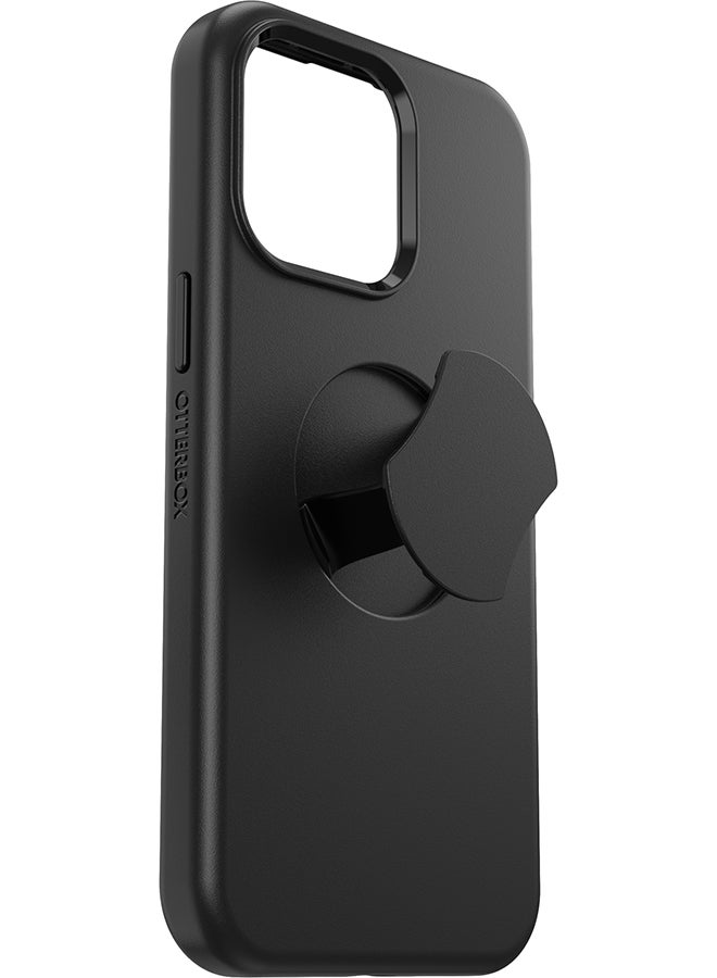 Otterbox iPhone 15 Pro 6.7" (Max) OtterGrip Symmetry Pixystix Case Black - Image 2
