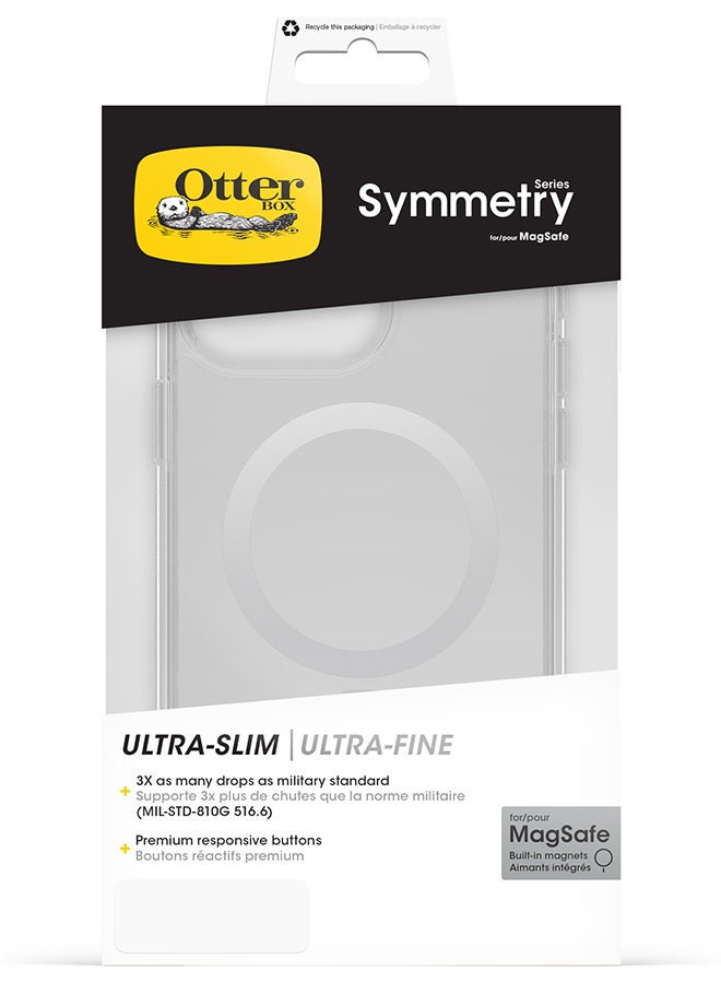 Otterbox - iPhone 2023 pro 6.7" (15 Pro Max) Symmetry Clear MagSafe Pixystix Case Clear - Image 1