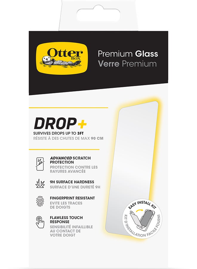 Otterbox iPhone 15 Pro (6.7") Max Premium Glass Antimicrobial Pixystix Clear - Image 4