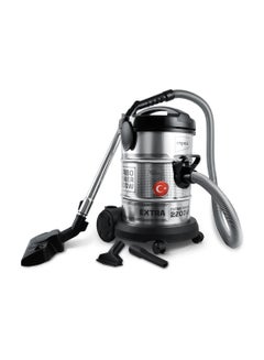 Impex PowerPro Vacuum Cleaner VC 4708-2200W | Ultra-Capacity 21L | Advanced Accessories | High Performance And Low Noise | Strong Metal Body | Convenient Handle 21 L 2200 W VC 4708 Black/Silver  - Image 1