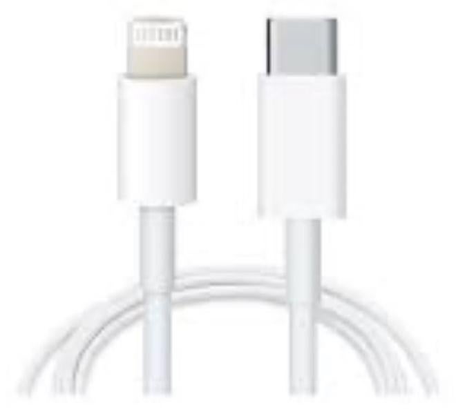 Apple USB-C to lightning Cable white - Image 1