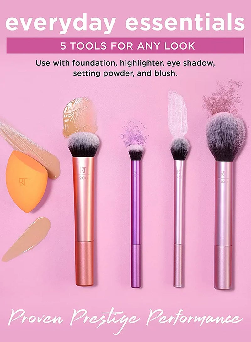 Rock Pow Everyday Essentials Multi Use Brush Set Multicolour - Image 4