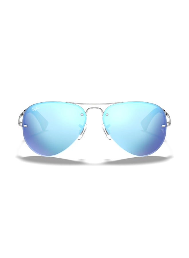 Ray-Ban Unisex UV Protection Aviator Shape Metal Sunglasses RB3449 004/55 59-14 - Lens Size: 59 Mm - Polished Gunmetal  - Image 2