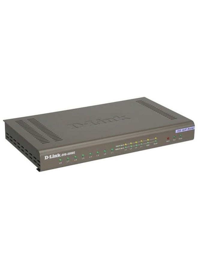 D-Link - 8-Port VoIP Trunk Gateways Black - Image 1