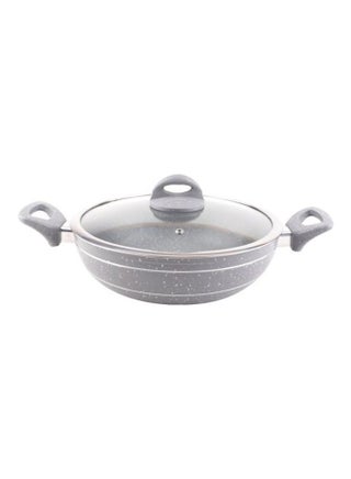 Smart Granite Series Forged Aluminum Wok Pan With Granite Coating And Lid Grey 30 cmcm - pnsku/N53436587A/45/_/1739788623/e626ea66-2652-4b67-b13a-683f8ae3956f