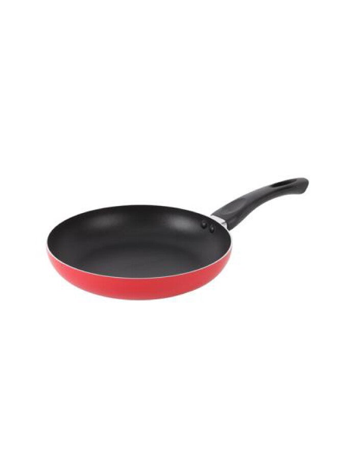 Royalford Aluminum Fry Pan Strong Aluminum Body With Non-Stick Coating And Bakelite Handle Assorted 24x4.5cm - Image 1