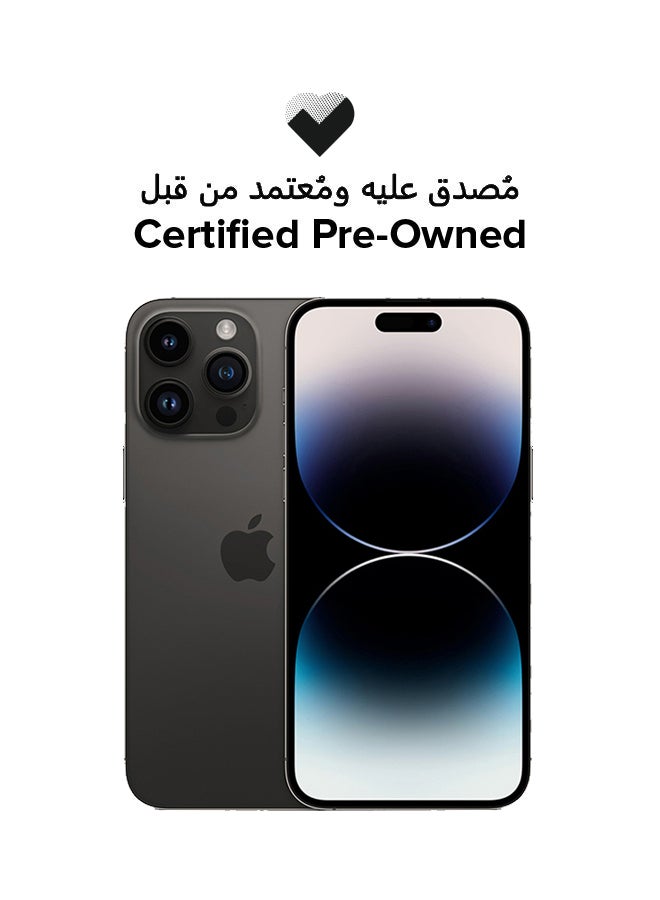 Apple Certified Pre Owned - iPhone 14 Pro Max 256GB Space Black 5G With Facetime - International Version - Image 1