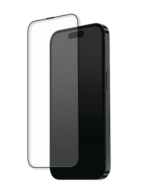 iPhone 15 Plus Anti-Glare Glass Screen Protector - Reduce Glare & Enhance Visibility, Shatterproof, Responsive Touch, and Fingerprint Resistance - Aluminosilicate Glass with 0.12mm AB Glue, Super Smooth Electroplating Coating, and Bright Edge Design - Clear