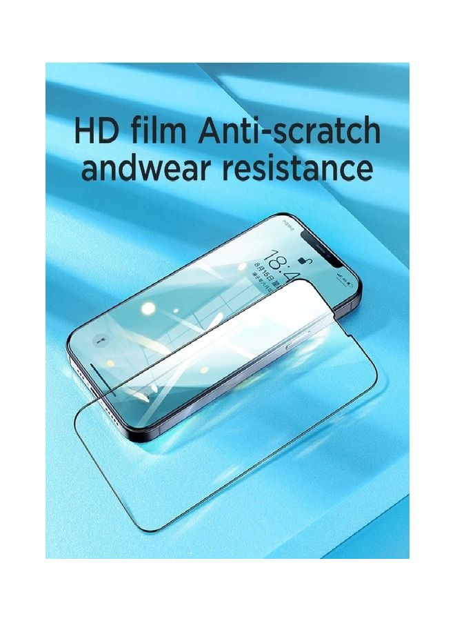 جوي روم واقي شاشة زجاجي مقوى بغطاء كامل 2.5D لهاتف iPhone 15 Pro Max 6.7 بوصة - Image 2